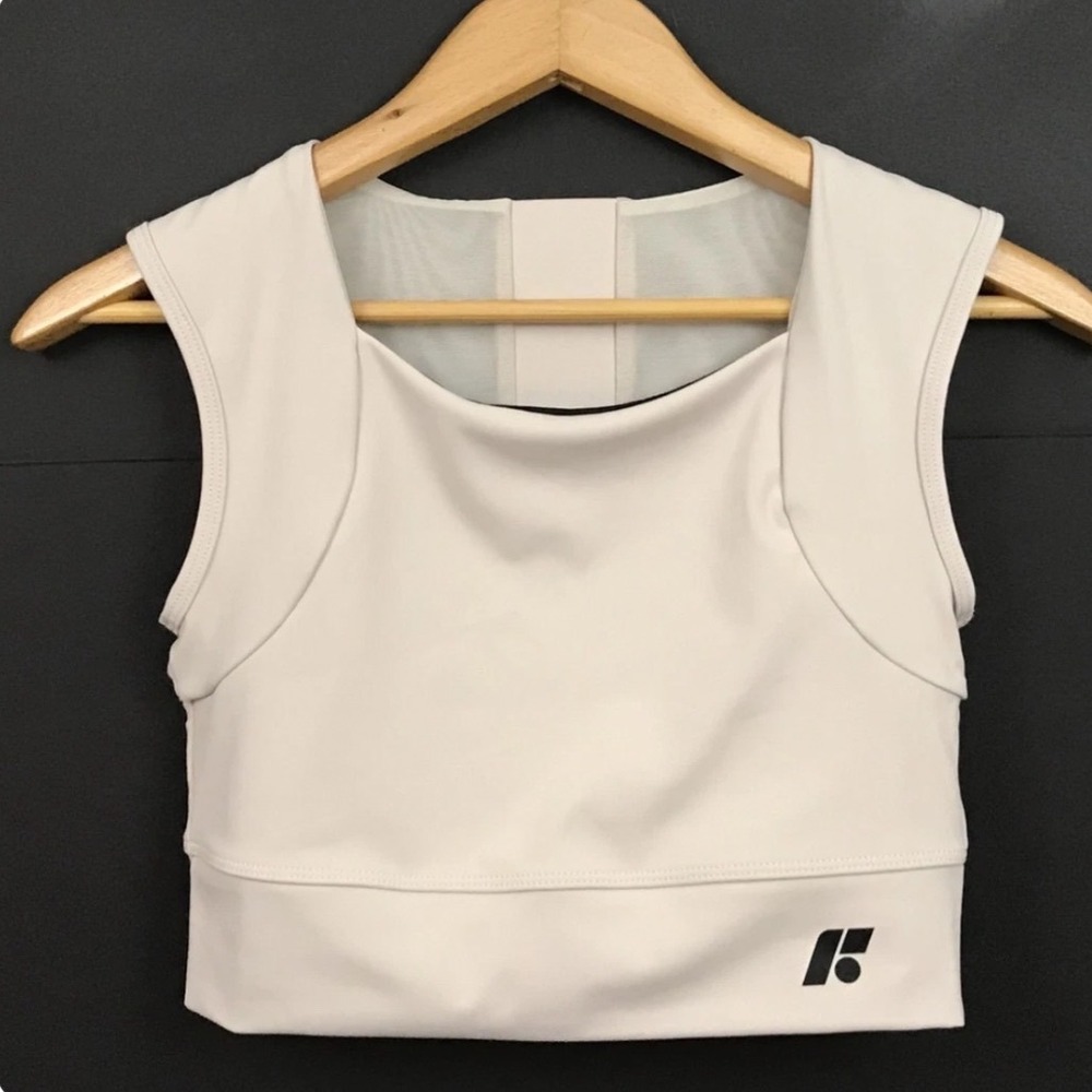 Forme Science Power Bra Posture Correcting Sports Bra Beige XS NWT Taylor Swift